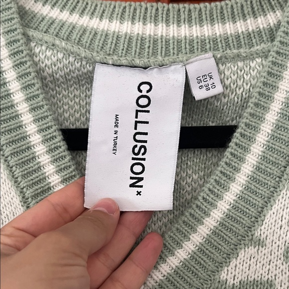 ASOS Collision Floral Knit Sweater Vest - Picture 2 of 3